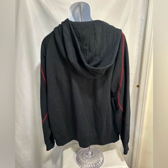 RETRO 90’s RARE AIR JORDAN ZIPPERED ELEPHANT PRINT SWEATSHIRT WITH POCKETS SZ LG - Picture 12 of 15